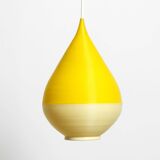 Beautiful original large 1960s Heifetz Rotaflex pendant lamp in drop shape