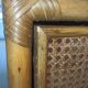 Bamboo and rattan chest of drawers, 70's