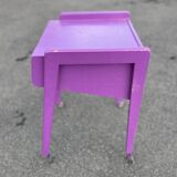 Bedside table vintage 1960 Scandinavian compass legs