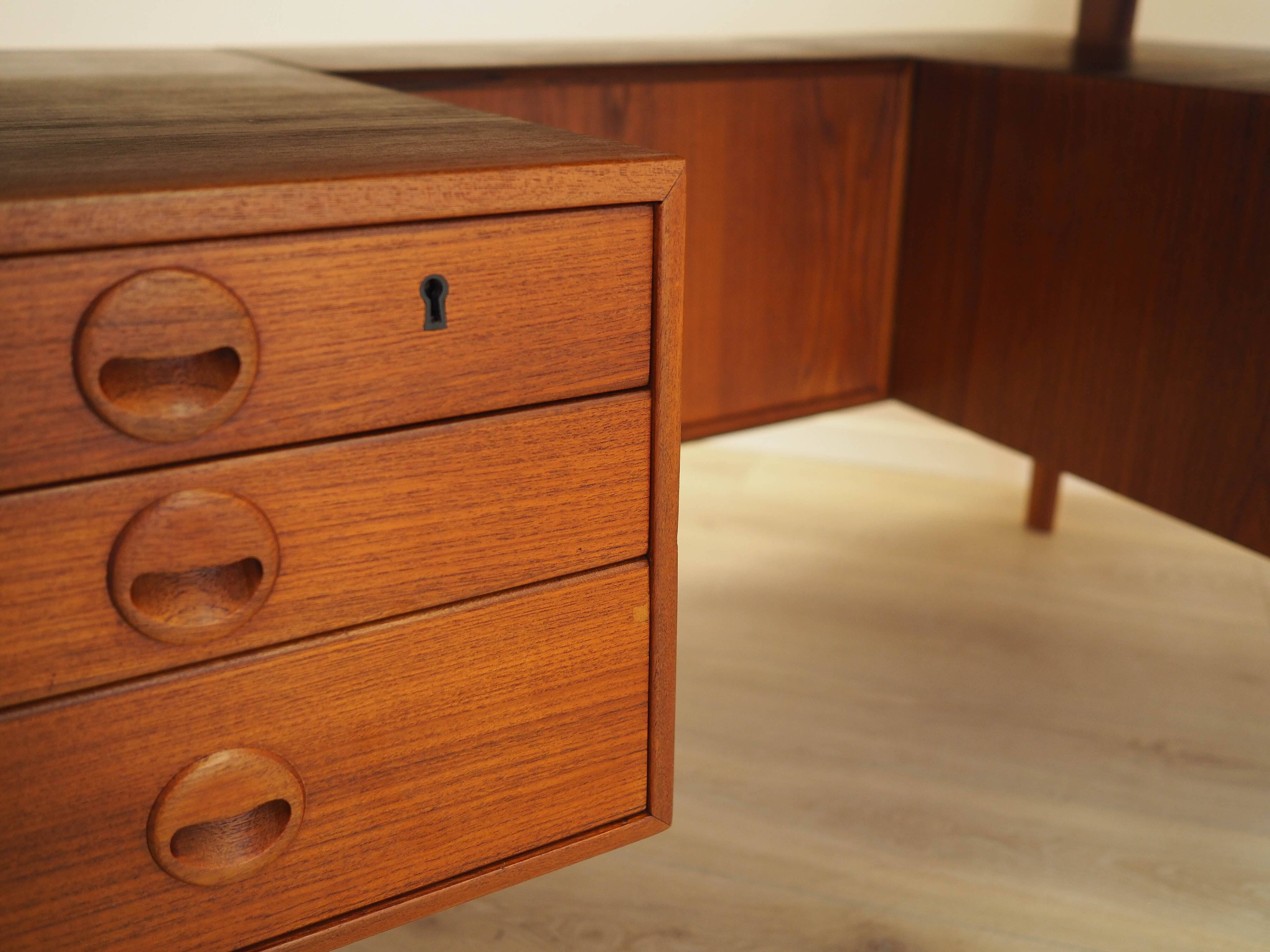 Teak desk, Danish design, 1970s, designer: Kai Kristiansen