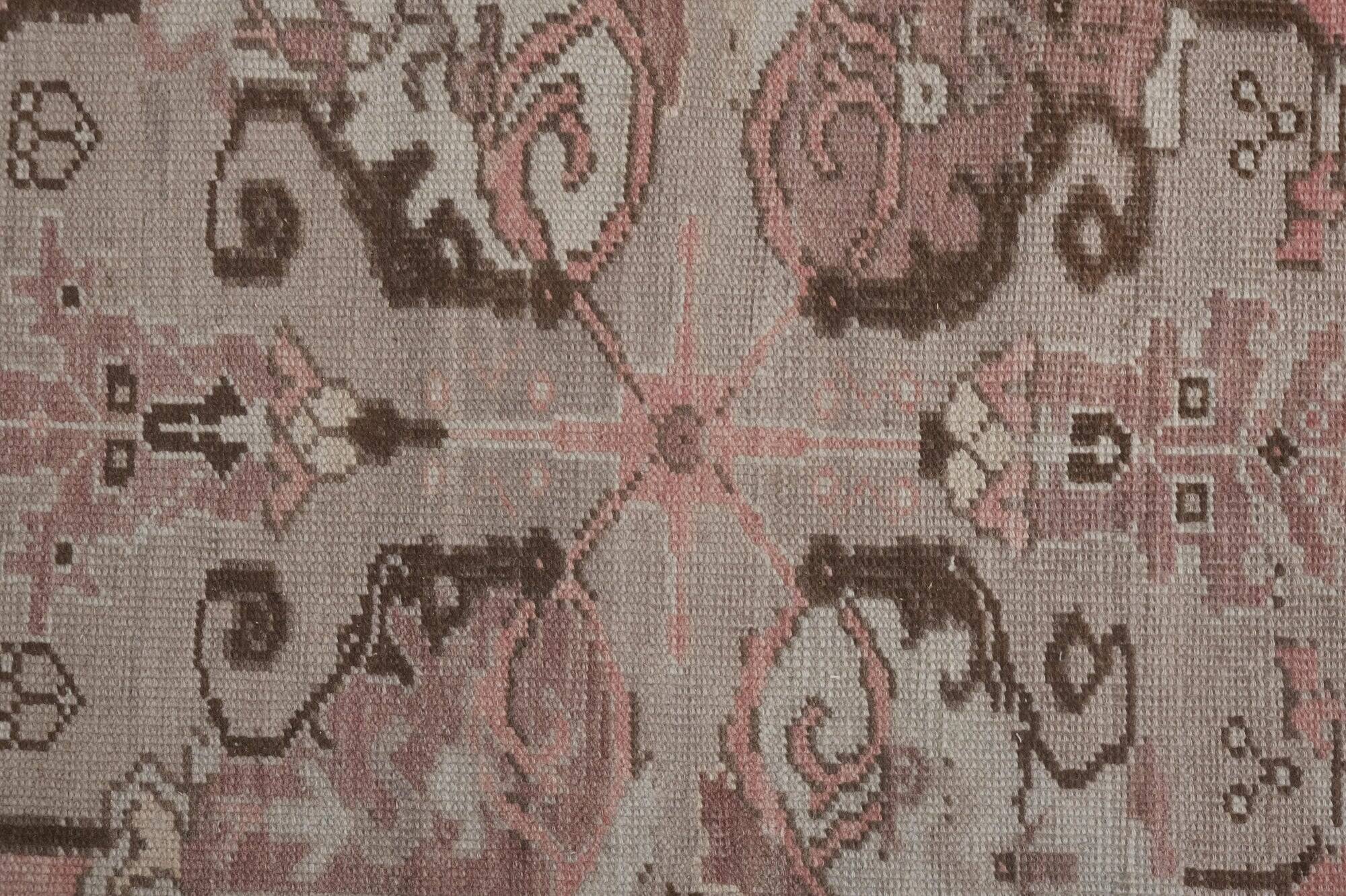Vintage Turkish hallway rug 100x649 cm