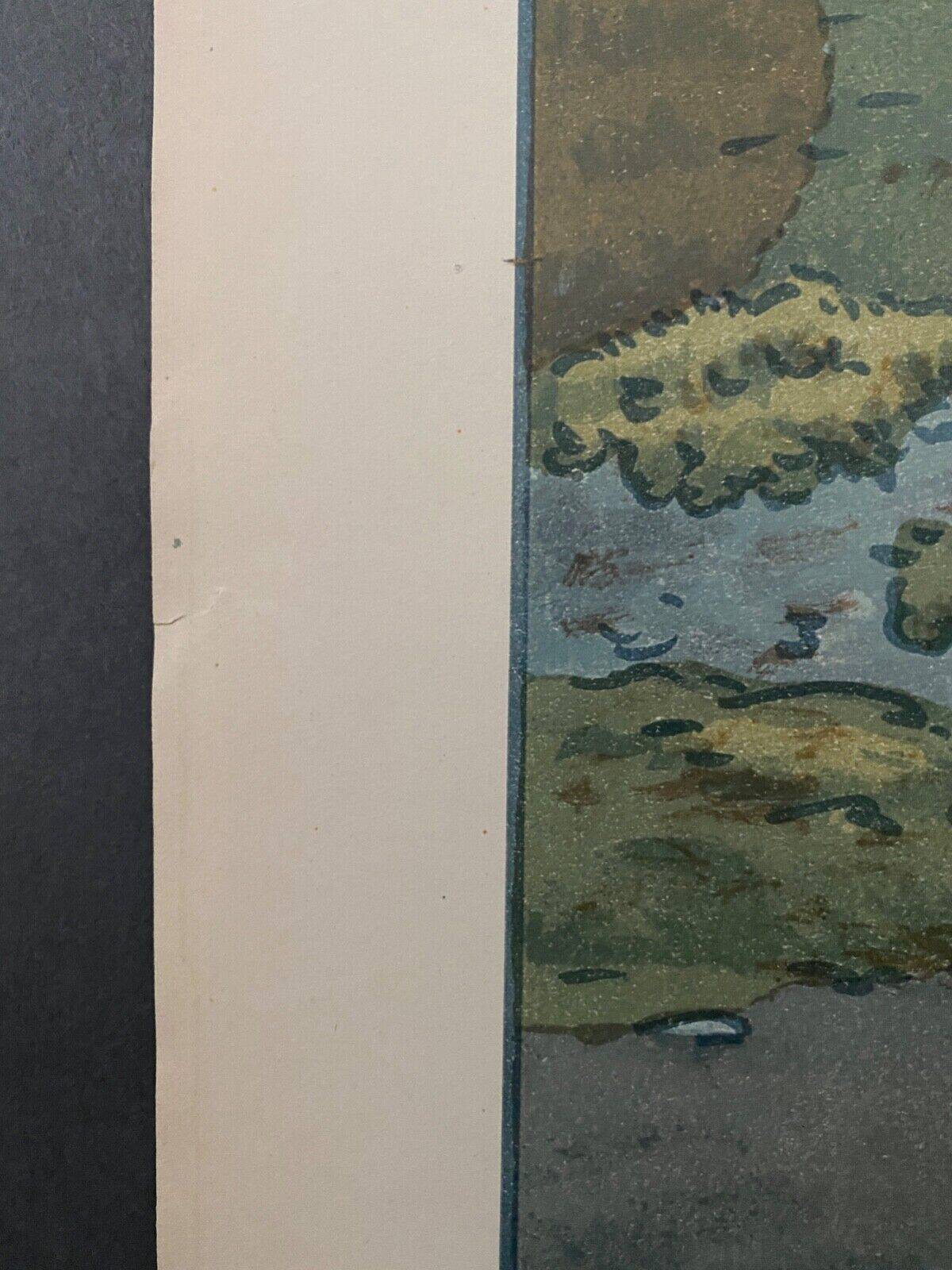 Lithograph by Henri Rivière Le Crépuscule