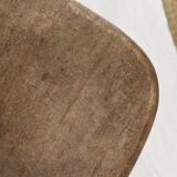 Large solid wood bar stool