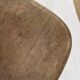 Large solid wood bar stool