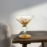 Clichy glass fruit bowl