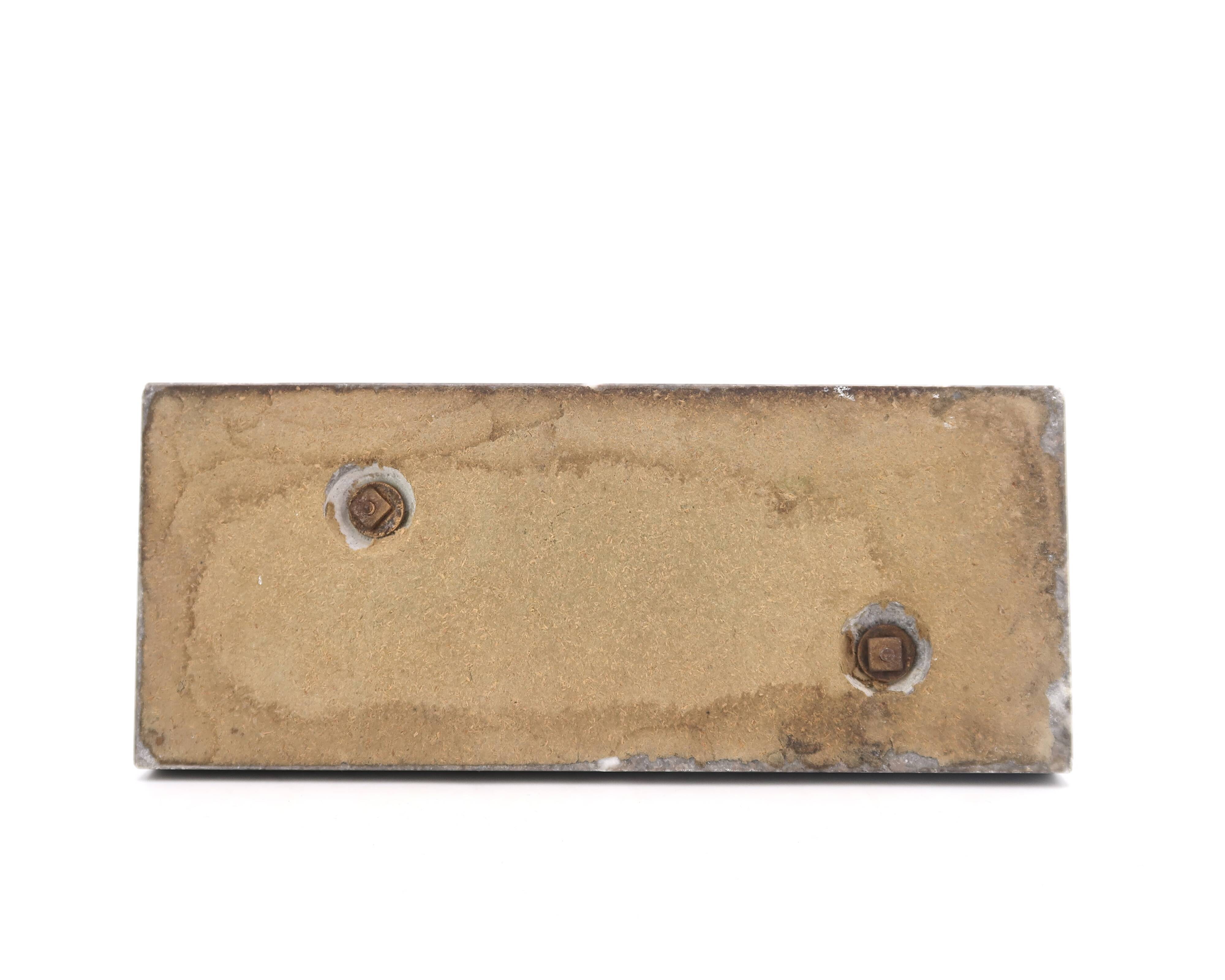 Art Deco gilded doe sculpture on marble base