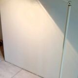 Italian floor lamp from the 70s, “Fresh Butter” color, “Made In Italy” label.