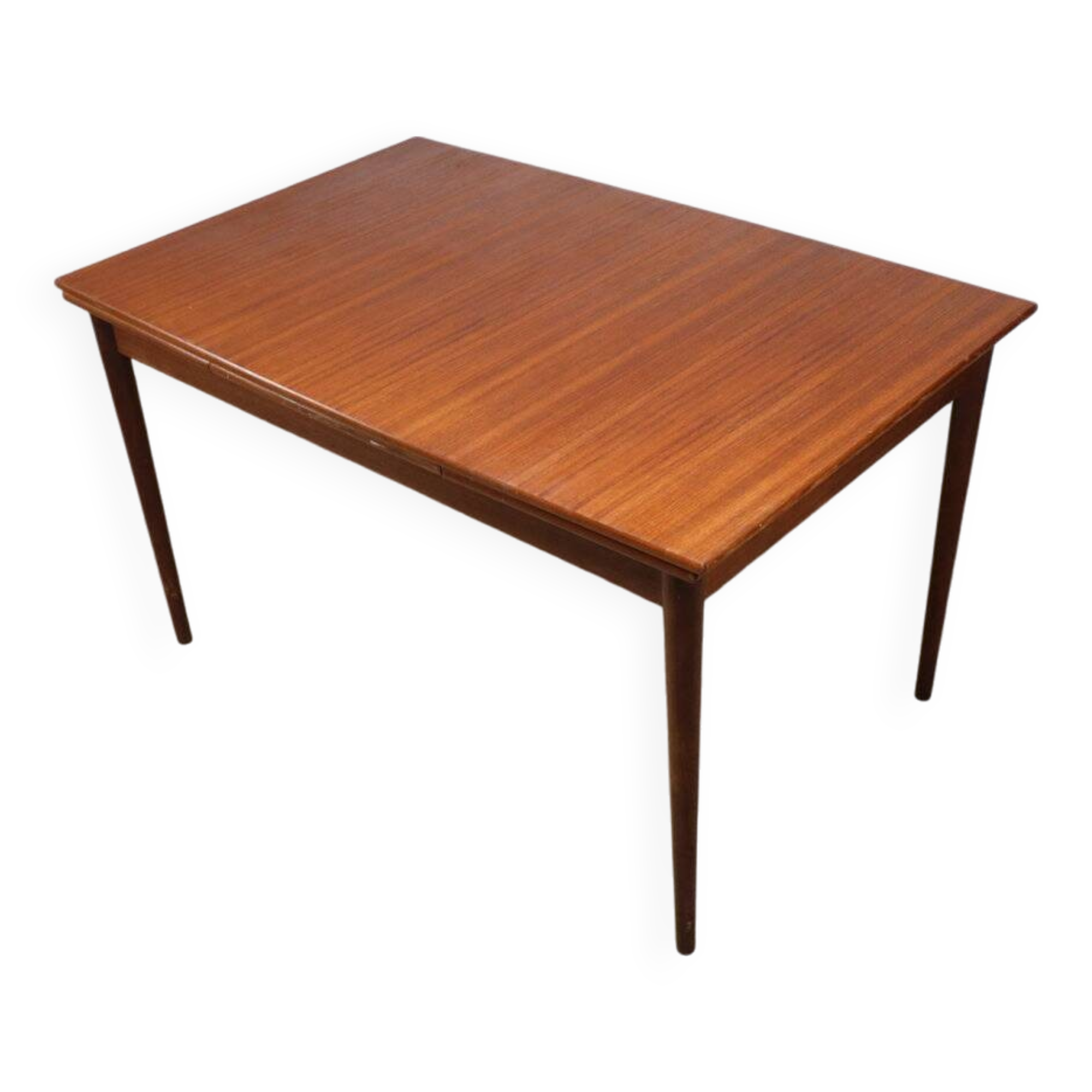 Scandinavian extendable teak dining table, 1960