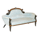 Sofa in marine walnut and ebony with Grand Tour plaque