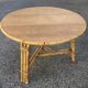 Round rattan coffee table Audoux-Minnet