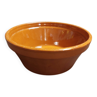 Glazed terracotta bowl, second half of the 20th century.