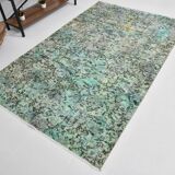 5x8 plants style vintage rug, 148x243cm