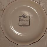 Longwy enameled decorative plate