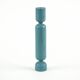 Wooden candlestick by Normann Copenhagen with geometric base, Danish design