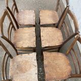 Set de 6 chaises bistrot