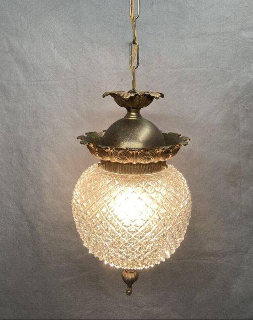 Vintage pineapple lustre