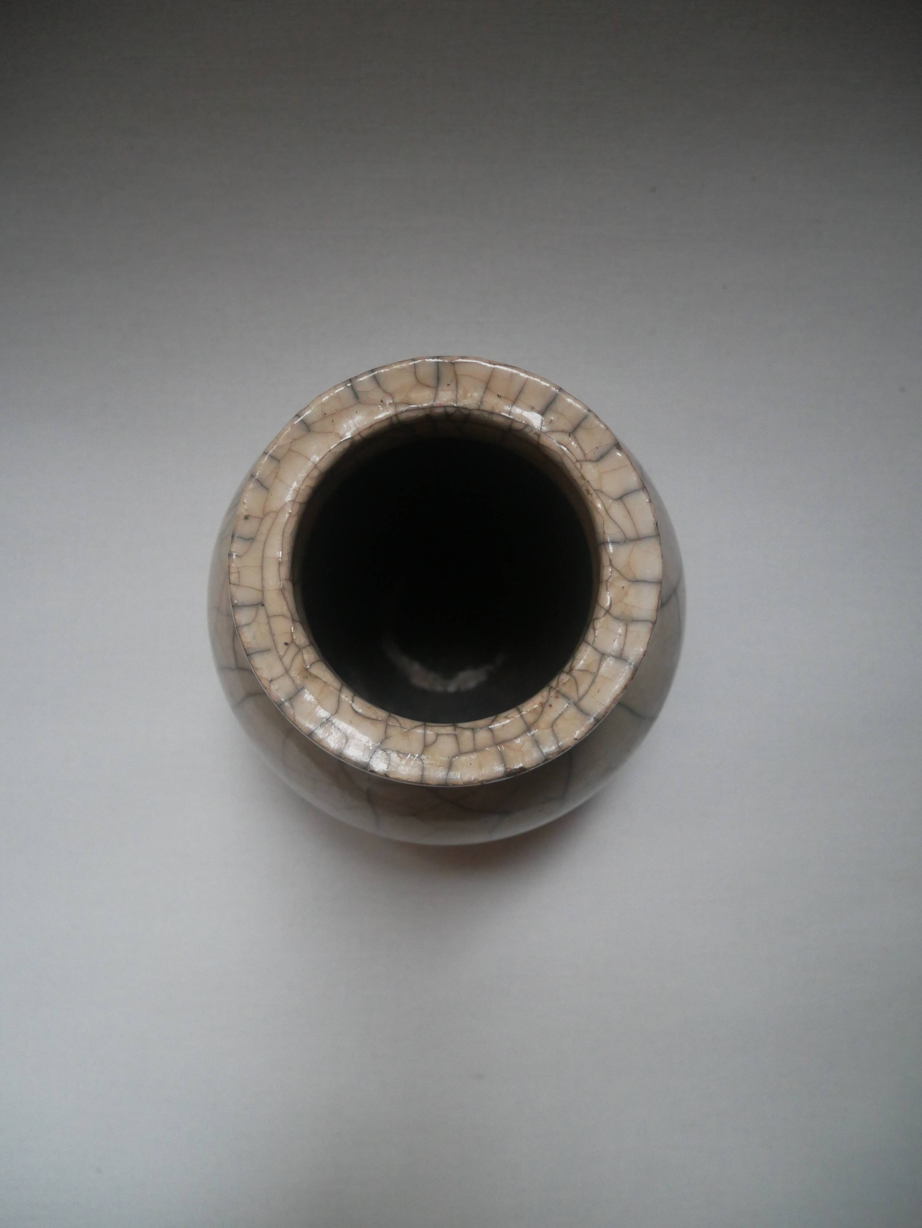 Vase en céramique japandi raku poterie artisanale vintage slow décoration