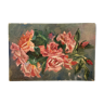 Peinture aux roses vintage