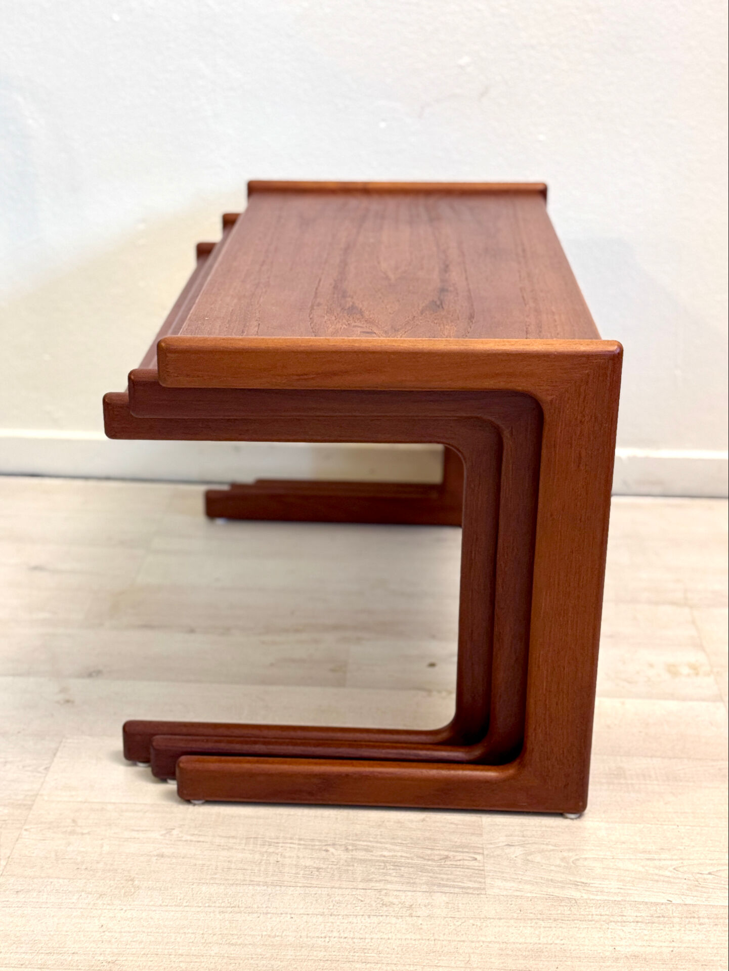 Vintage Danish nesting tables teak