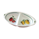 Ravier compartimenté porcelaine Tognana « Le terrine Botaniche »