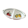 Ravier compartimenté porcelaine Tognana « Le terrine Botaniche »