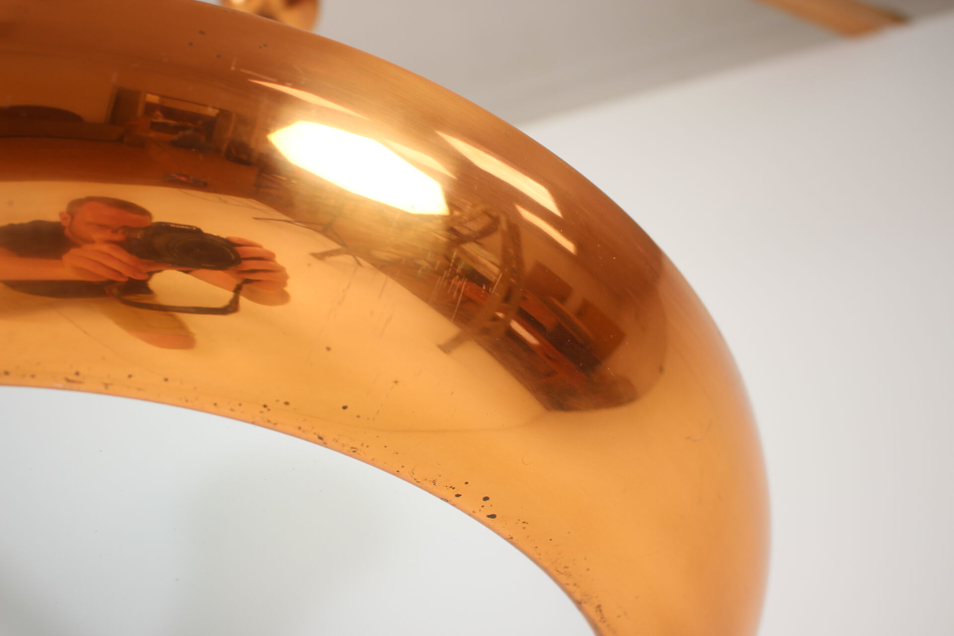 Bauhaus UFO Pendant by Josef Hurka for Napako, 1940s.