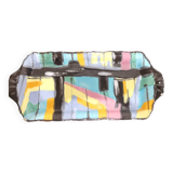 Rectangular art deco dish Longwy Pigalle 1960