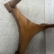 19th century round Empire-style cherrywood side table