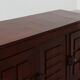 Art Deco carved geometric sideboard by Charles Dudouyt in oak, France ca. 1