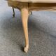 Extendable round Louis XV dining table, renovated in raw wood, 20th century, 200cm