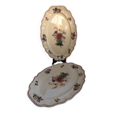 Set of oval dishes of Sarreguemine
