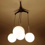 Lampe à suspension italienne du milieu du siècle de l'ère spatiale