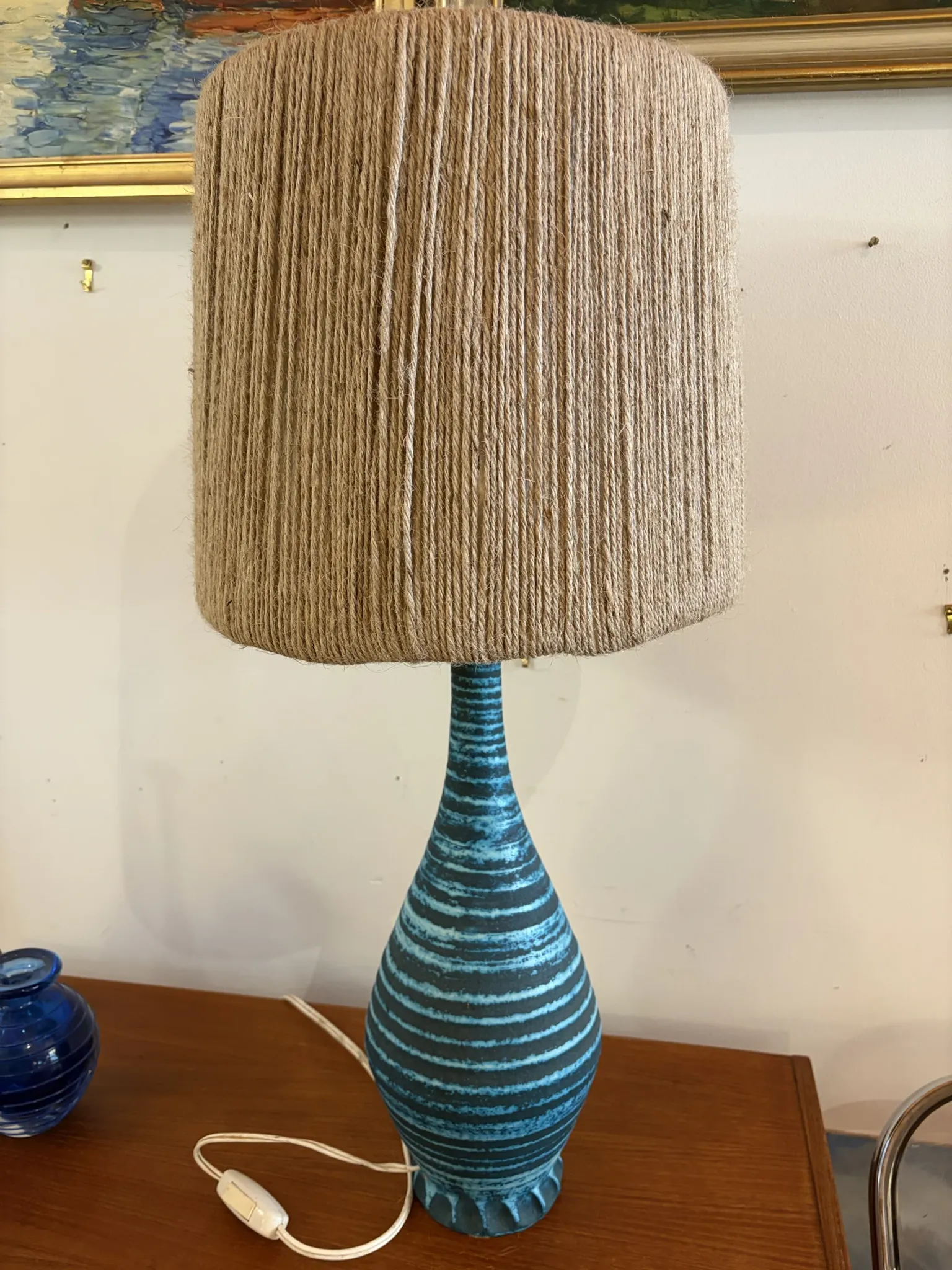 Accolay lamp in ceramic, Gaulish model
