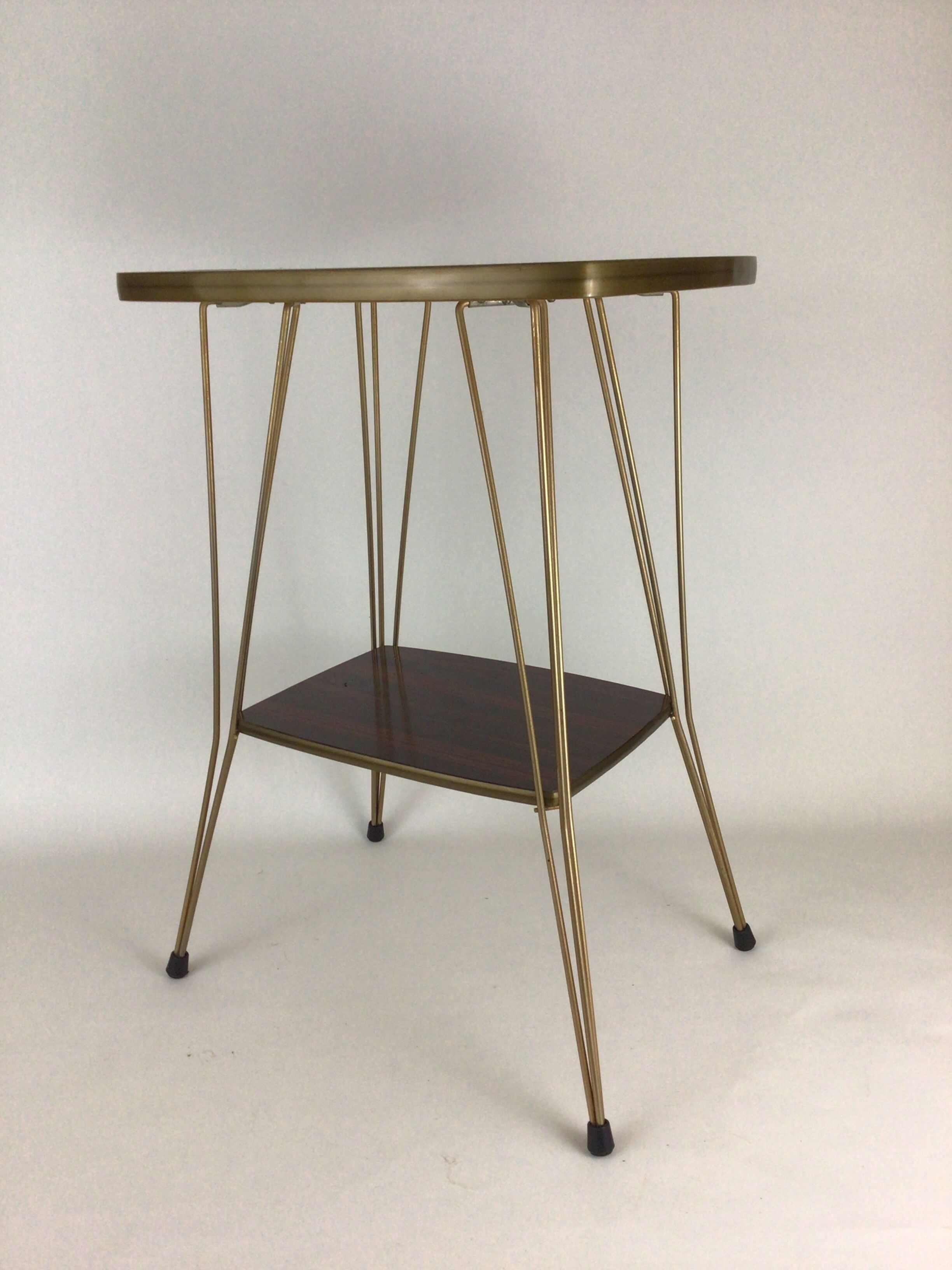 Vintage formica feet side table