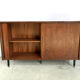 Mid century tambour door cabinet, 1960s
