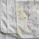 6 vintage floral pattern retro napkins