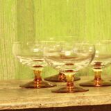 Set of 4 old glasses