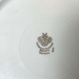 5 dessert plates signed Bavaria Germany