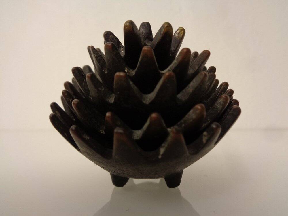 Hedgehog Ashtrays, 1950s, Set of 6