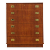 Teak chest of drawers, Danish design, 1960s, made in Denmark