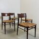 4x MidCentury Papercord Chairs by Hartmut Lohmeyer for Wilkhahn