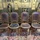 Série de 4 chaises Louis XVI en cuir
