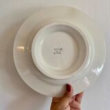 Compotier, assiette sur pied ancienne modèle Cécile de HBCM