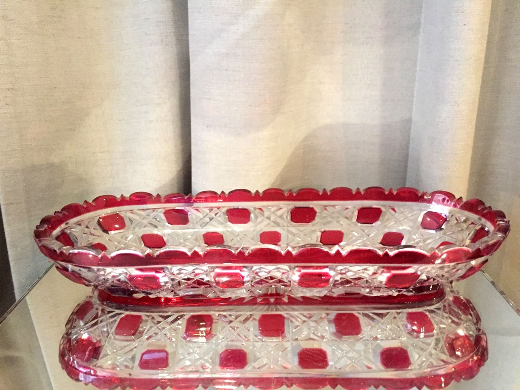 Comb door toothbrush holder empty bohemian glass pocket