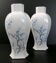 Pair of vintage vases 1960 Limoges porcelain