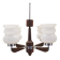 Chandelier en bois, design danois, années 1970, production : Danemark