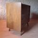Commode vintage bois et pieds compas années 1950 1960