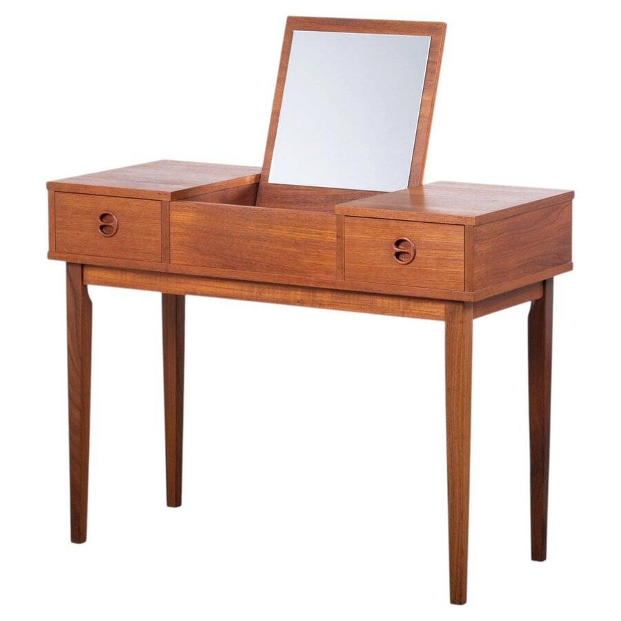 Teak Vanity Table, Denmark, 1960s