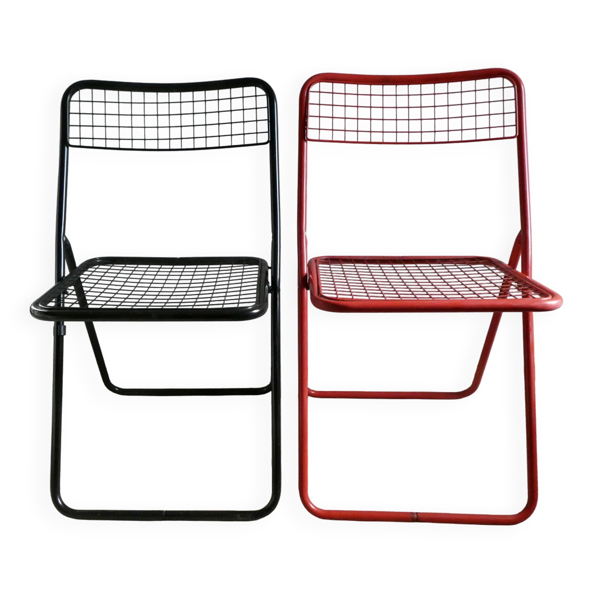 Pair of folding chairs by Niels Gammelgaard for Ikea
