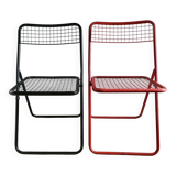 Pair of folding chairs by Niels Gammelgaard for Ikea